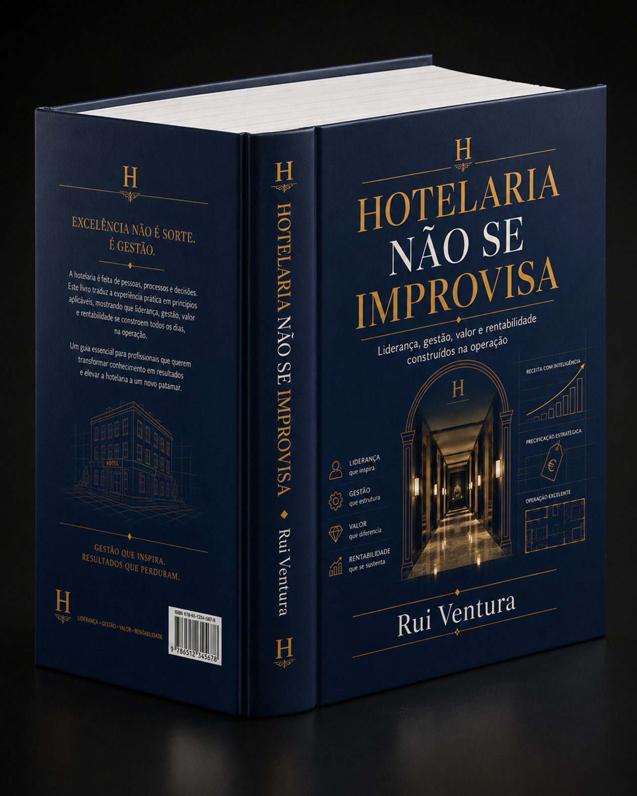 Livro Hotelaria Não Se Improvisa, de Rui Ventura